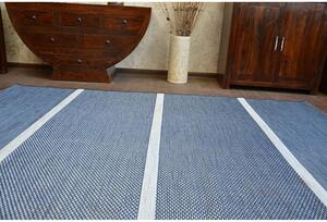 Kusový koberec Pásy modrý 80x150cm