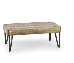 EMILY c.table, color: wold oak / black