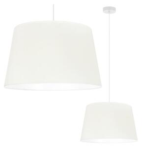 Závěsné svítidlo Gaja, 1x krémové textilní stínítko, (fi 44cm), w