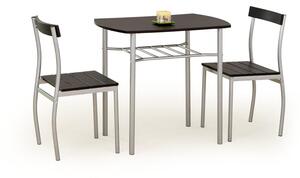 LANCE table + 2 chairs color: wenge