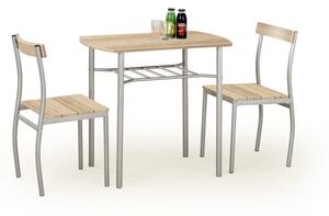 LANCE table + 2 chairs color: sonoma oak