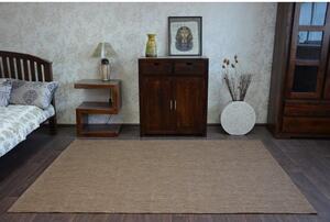 Kusový koberec Flat hnědý 80x150cm