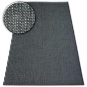 Kusový koberec Flat černý 140x200cm