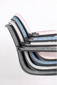 Zuiver Jídelní židle s područkami THIRSTY ZUIVER, plast růžová 1200215