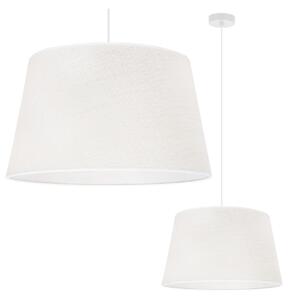 Závěsné svítidlo Juta, 1x bílé jutové stínítko, (fi 44cm), w