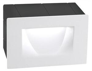 Nova Luce Venkovní zapuštěné svítidlo do zdi KRYPTON bílá, LED 3W 3000K 15st. IP54