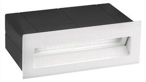Nova Luce Venkovní zapuštěné svítidlo do zdi KRYPTON bílá, LED 3W 3000K 17st. IP54