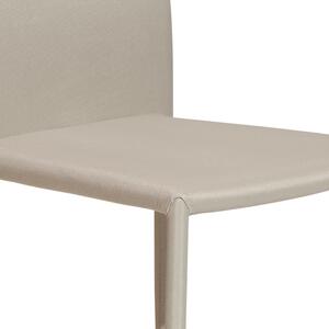 Jídelní židle PARMA béžová, kov, barva: béžová