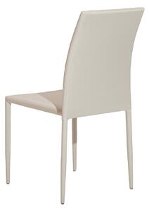 Jídelní židle PARMA béžová, kov, barva: béžová