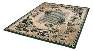 Kusový koberec PP Květiny zelený 300x400cm