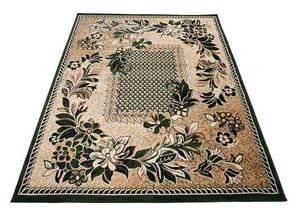 Kusový koberec PP Květiny zelený 250x350cm