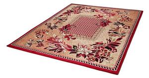 *Kusový koberec PP Květiny červený 100x200cm