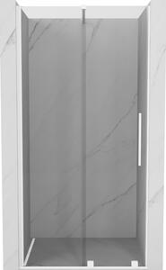 Mexen Velar, posuvné dveře do otvoru 80x200 cm, 8mm čiré sklo, bílá, 871-080-000-01-20