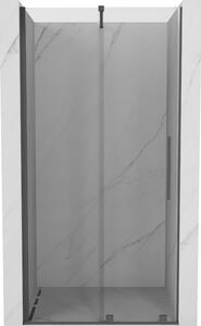 Mexen Velar, posuvné dveře do otvoru 85x200 cm, 8mm čiré sklo, grafitová matná, 871-085-000-01-66