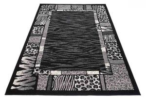 Kusový koberec PP Petro černý 160x220cm