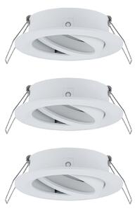 Paulmann 92486 Choose, sada bílých výklopných bodovek 3x10W, průměr 8,4cm