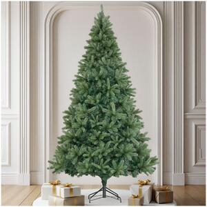Tectake Umělý vánoční stromek Prancer, vstřikované jehly - 210 cm