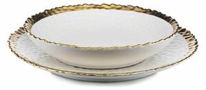 Keramická sada talířů Kati White Gold 2ks