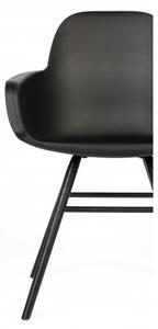 Zuiver Jídelní židle s područkami Albert Kuip ZUIVER, celá černá 1200230