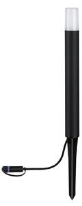 Paulmann 94536 Plug&Shine Flarea, vekovní černé sloupkové svítidlo LED 3,6W 3000K, výška 40cm , IP65