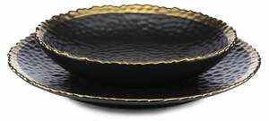 Keramická sada talířů Kati Black Gold 8ks