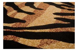 Kusový koberec PP Trio černobéžový 80x150cm