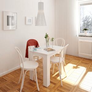 TEMPO Jídelní stůl, bílá, 86x60 cm, TARINIO