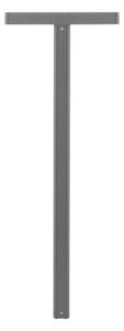 NOVA LUCE venkovní sloupkové svítidlo POET antracitový hliník a čiré sklo LED 16W 3000K 220-240V 90st. IP65 9492780
