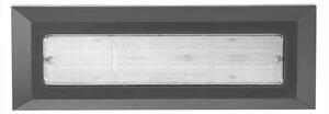 NV 811501 Venkovní nástěnné svítidlo PULSAR tmavě šedý ABS akrylový difuzor LED 4W 3000K nebo 4000K 220-220V 62st. IP54 - NOVA LUCE