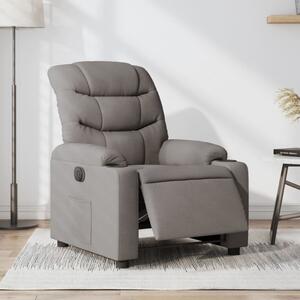 Elektrické polohovací křeslo taupe textil 3206634