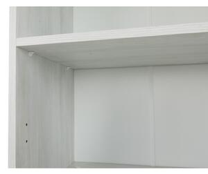 Vitrína, sosna skandinávská / dub divoký, ROYAL W1D, 57 x 39 x 187 cm,, dub, dřevotříska