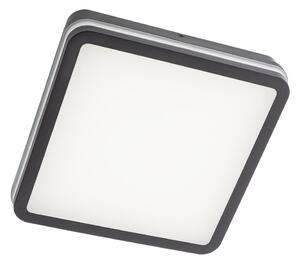 Redo 90292 Isola, stropní venkovní svítidlo se senzorem LED 24W 3000/4000/6500K, antracit, rozměr 26x26cm, IP54