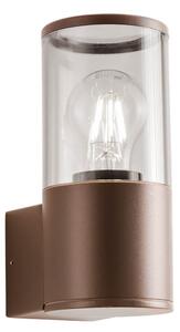 REDO Group 90047 Fred, hnědá venkovní nástěnná lampa, 1xE27 max 20W, výška 20cm, IP54