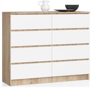 Komoda Akord 120 x 40 x 99 Cm dub sonoma matný