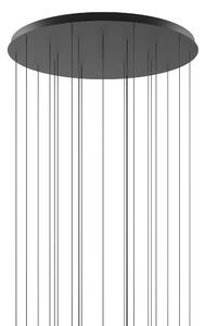 Lodes R04L24 2000 černá kulatá rozeta pro max 24 závěsů, průměr 100cm