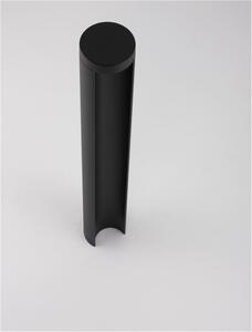 NOVA LUCE venkovní sloupkové svítidlo TIEN černý hliník a čiré sklo LED 8.5W 3000K 200-240V 55st. IP54 9002879