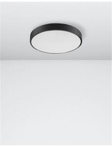 Nova Luce Stropní LED svítidlo HADON, 24W 3000K Barva: Černá