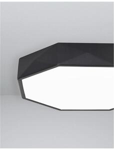 Nova Luce Stropní LED svítidlo EBEN, 24W 3000K Barva: Černá