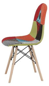 Jídelní židle, mix barev, CANDIE 2 NEW TYP 2, látka, barva: patchwork