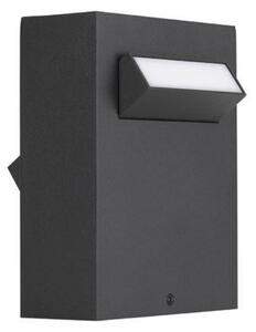 NOVA LUCE venkovní sloupkové svítidlo ZELDA černý hliník a akrylový difuzor proti oslnění LED 9W 3000K 220-240V IP65 9020926