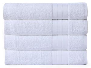 Bílé bavlněné ručníky v sadě 4 ks 50x100 cm – Good Morning