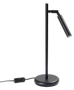 Stolní lampa Pastelo, 1x černé kovové stínítko