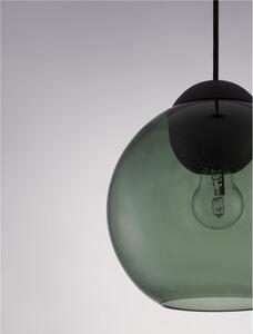 Nova Luce Závěsné svítidlo MIDORI, 24cm, E27 1x12W Barva: Zelené sklo