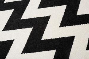 Kusový koberec Justina černý atyp 70x250cm
