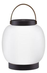 NOVA LUCE venkovní stolní lampa JIGRA černý hliník a akryl LED 2W 3000K 3,7V 306st. IP54 vypínač na těle / USB kabel 9002876
