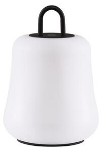 NOVA LUCE venkovní stolní lampa JIGRA černý hliník a akryl LED 2W 3000K 3,7V 339st. IP54 vypínač na těle / USB kabel 9002877