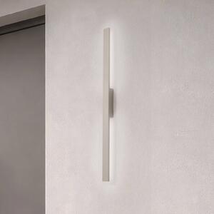 Nowodvorski Lighting LED nástěnné světlo Demi M, pískové, hliník, výška 100 cm, IP54, Krémová / jantar, Hliník