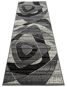 Kusový koberec PP Sia šedý atyp 70x200cm