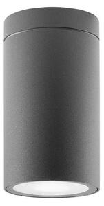 Nova Luce Venkovní stropní svítidlo CERISE tmavě šedý hliník a skleněný difuzor GU10 1x7W IP54 Barva: Šedá
