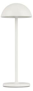NOVA LUCE venkovní stolní lampa ROSE bílý hliník a akryl LED 1W 3000K 5V DC IP54 vypínač na těle / USB kabel 9281380